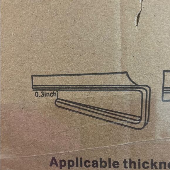 Acrylic Shelf Dividers - Clear. Six pack - Picture 8 of 11